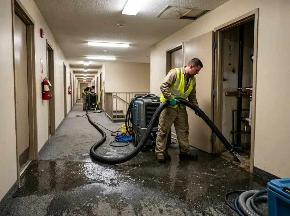 multi-unit-apartment-hallway-f-005 — frequently asked questions, Emergency Burst Pipe Water Extraction & Removal in Morgan C…